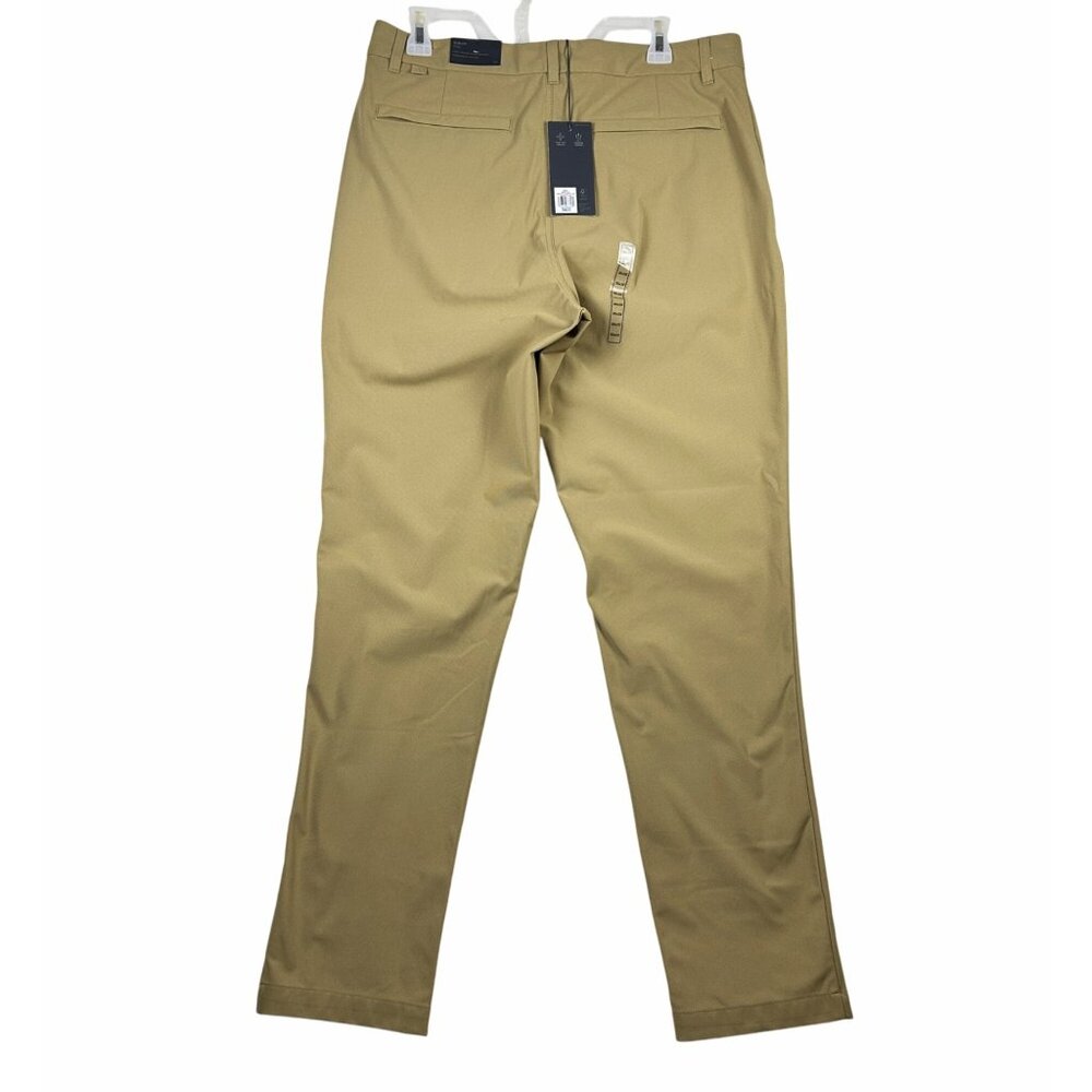 VRST Mens Limitless Performance Slim Fit Chino Pants W35 L32 Beige Stretch NWT - Picture 3 of 12